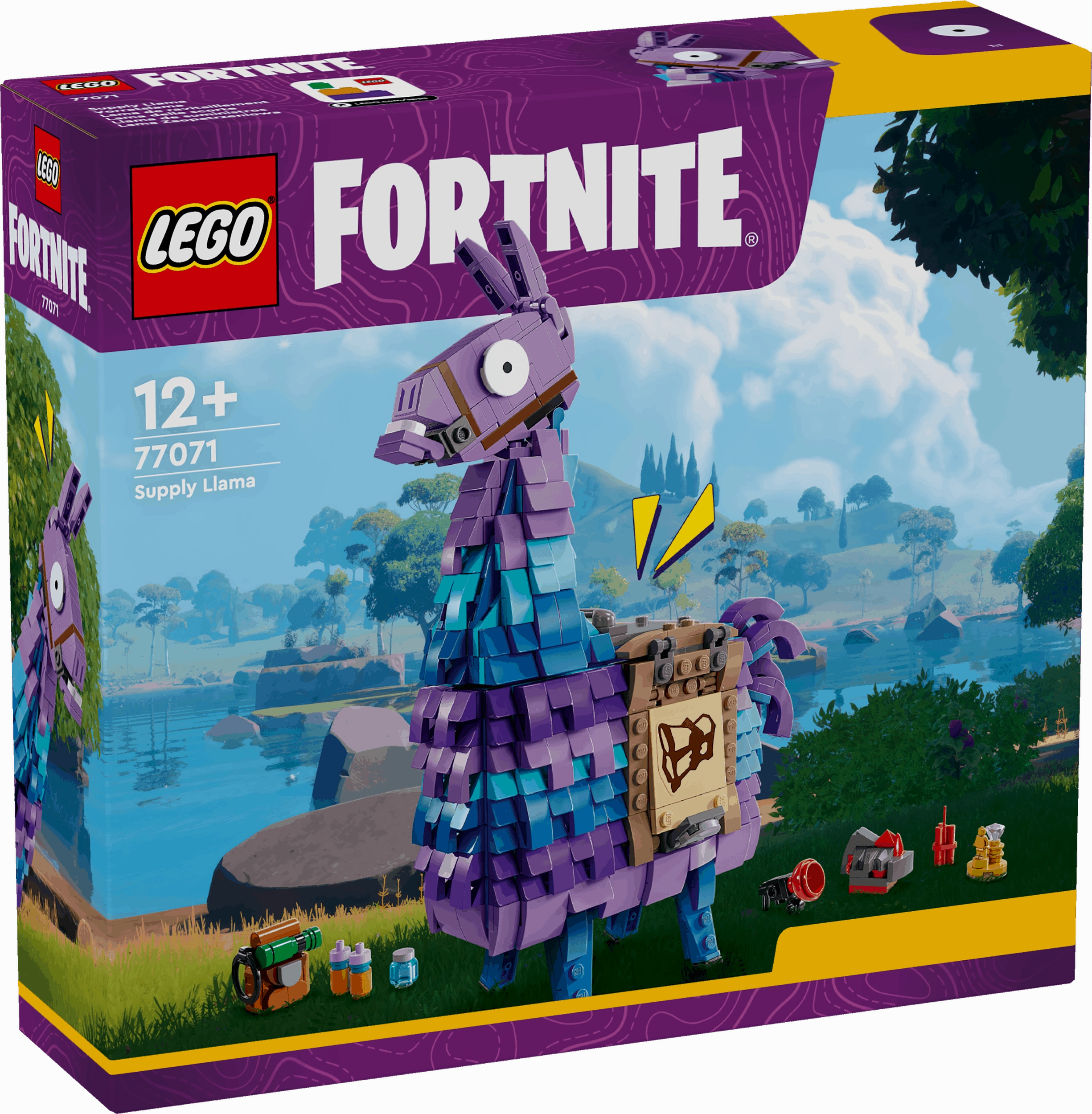 Lego Fortnite 77071 Supply Llama Video Game Playset for Ages 12 and Up