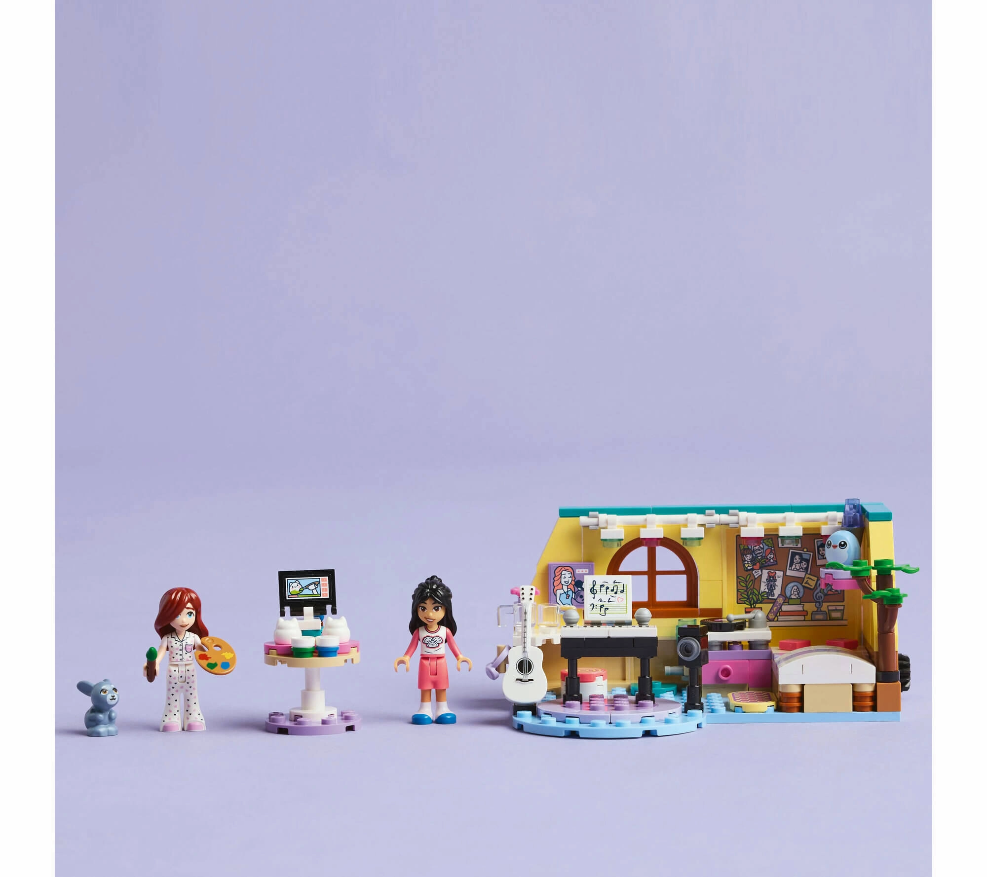 LEGO Friends 199-Piece Paisleys Room Bedroom Playset - Arts & Music Theme