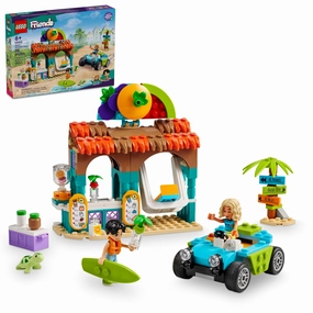 LEGO Friends 213-Piece Beach Smoothie Stand Play Set with Beach Buggy and Swings