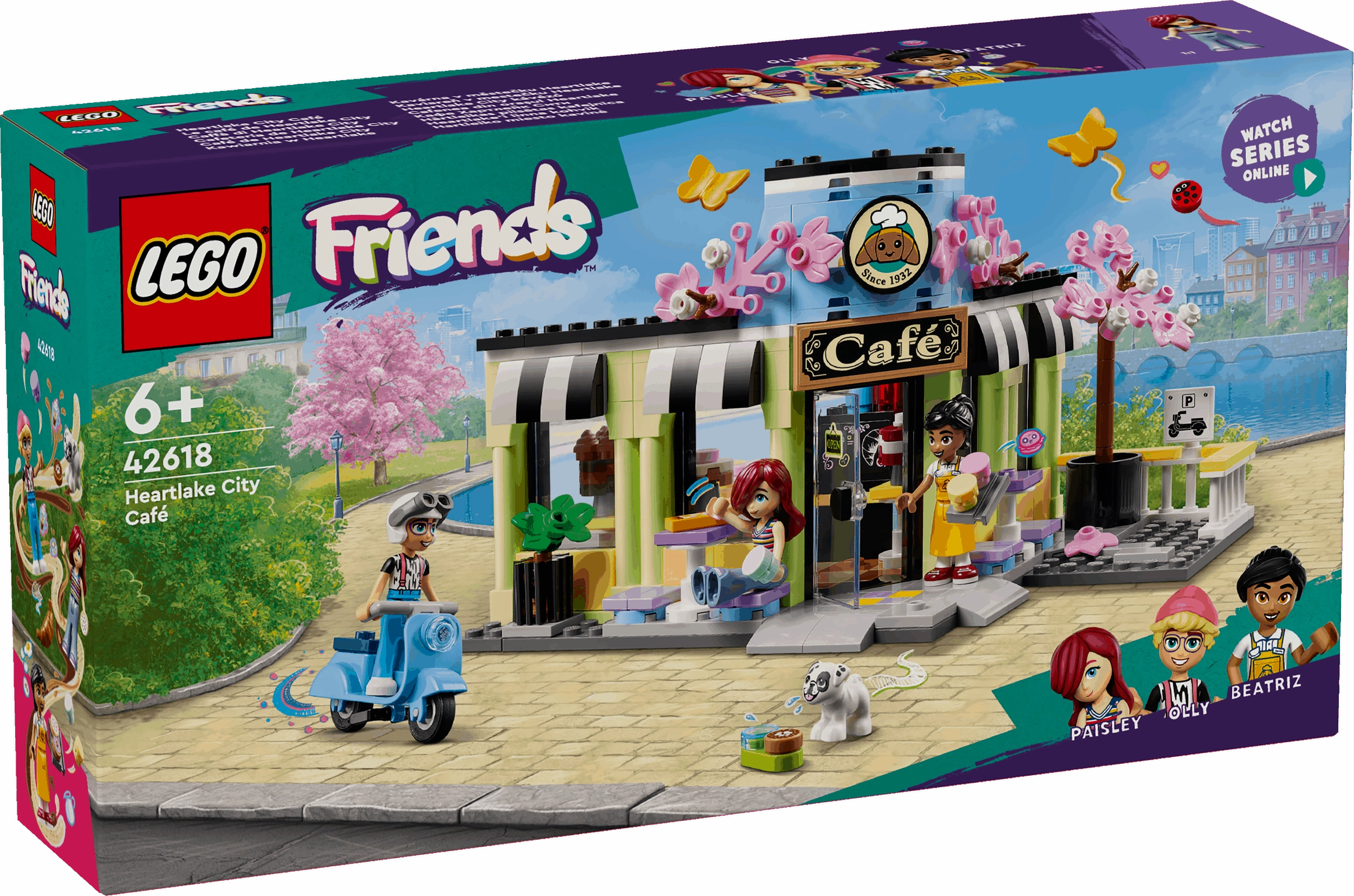 Lego Friends 42618 Heartlake City Caf Toy Playset for Ages 6 and Up