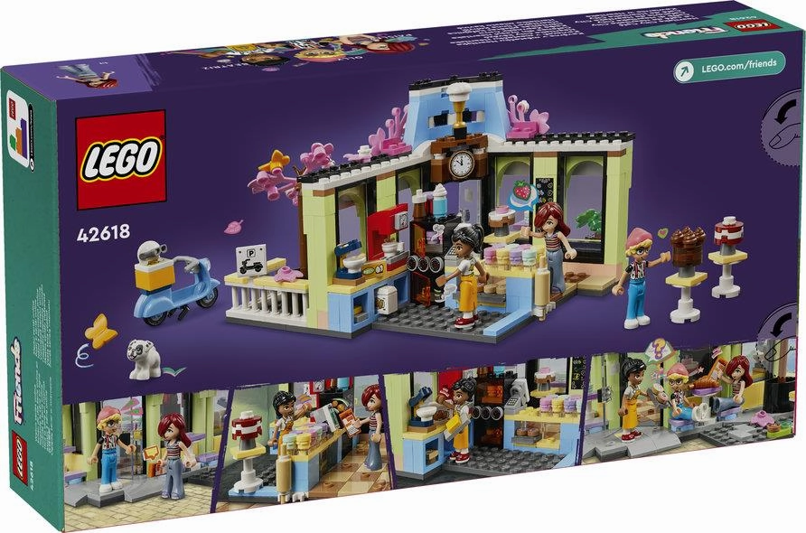 Lego Friends 42618 Heartlake City Caf Toy Playset for Ages 6 and Up