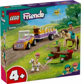 Lego Friends 42634 Horse & Pony Trailer Toy Playset for Ages 4 and Up