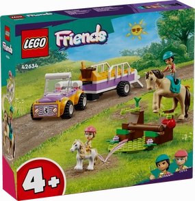 Lego Friends 42634 Horse & Pony Trailer Toy Playset for Ages 4 and Up