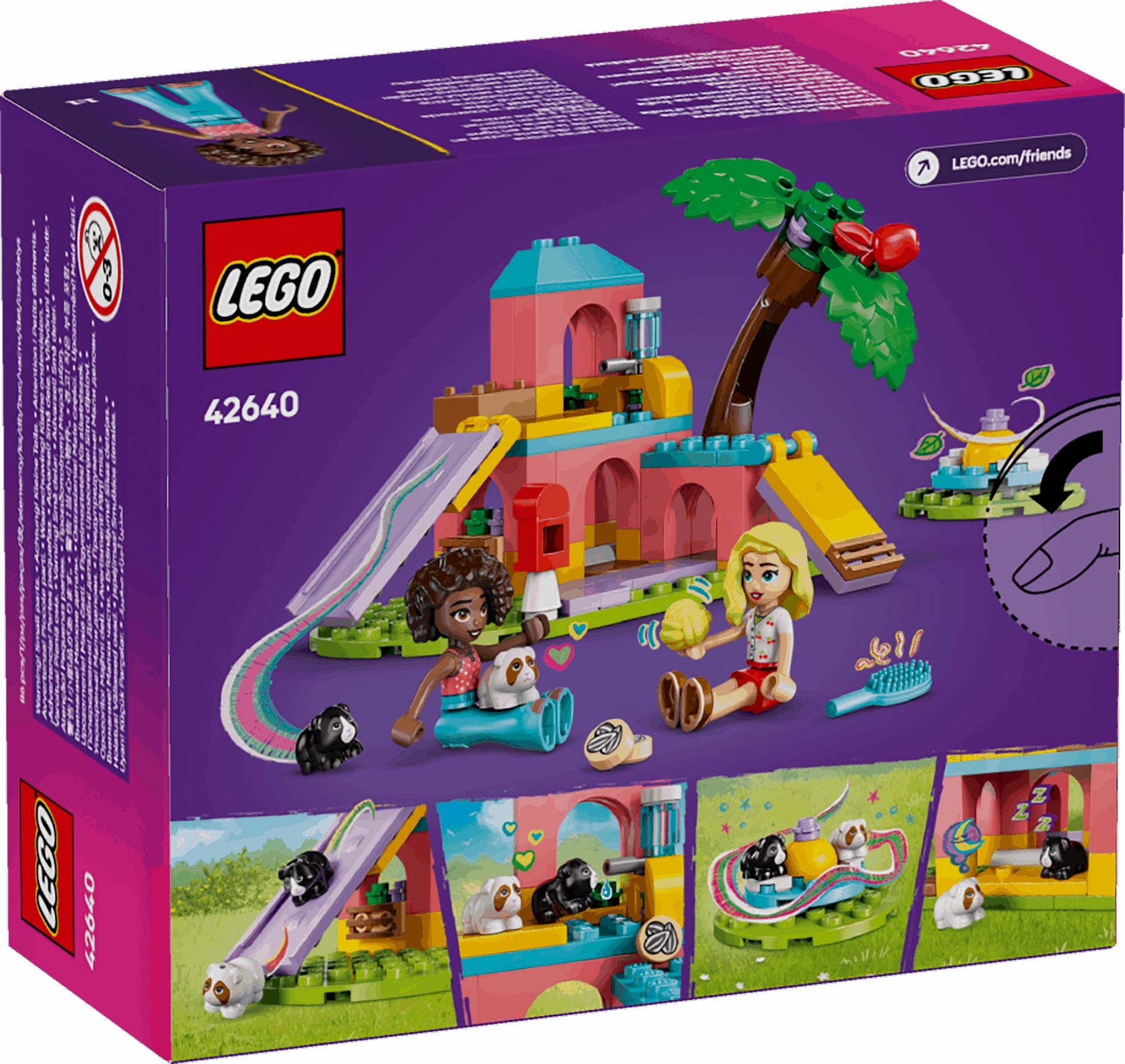 Lego Friends 42640 Guinea Pig Playground Toy Playset for Ages 5 and Up