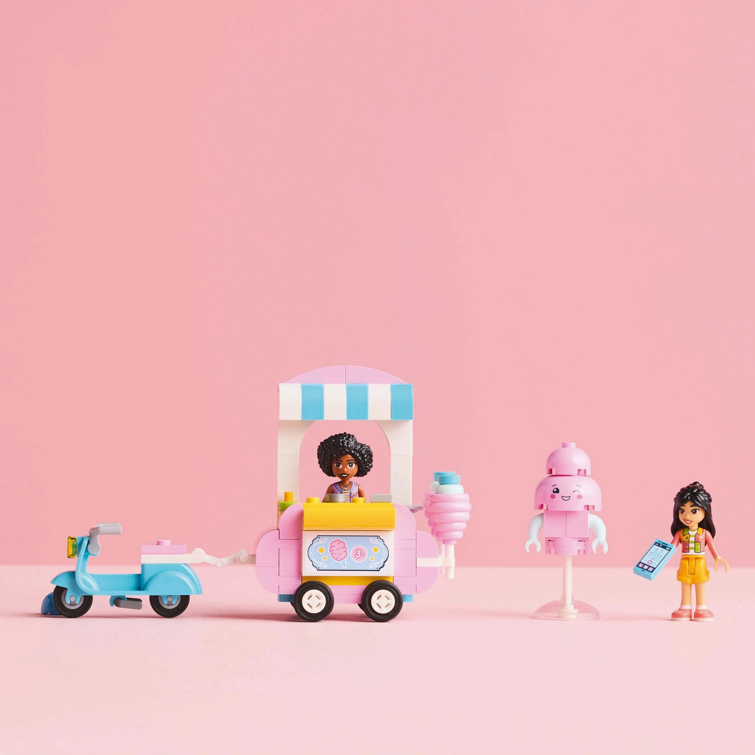 Lego Friends 42643 Cotton Candy Stand & Scooter Playset for Age 6 & Up