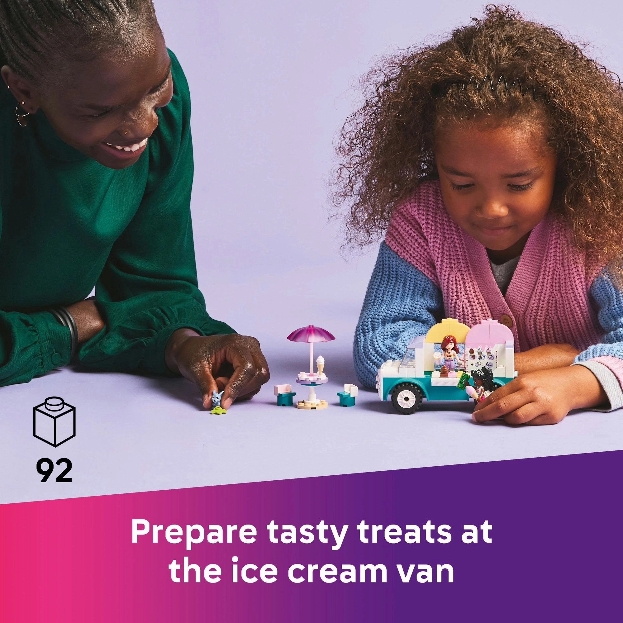 Lego Friends 42644 Heartlake City Ice Cream Truck Playset for Ages 4 