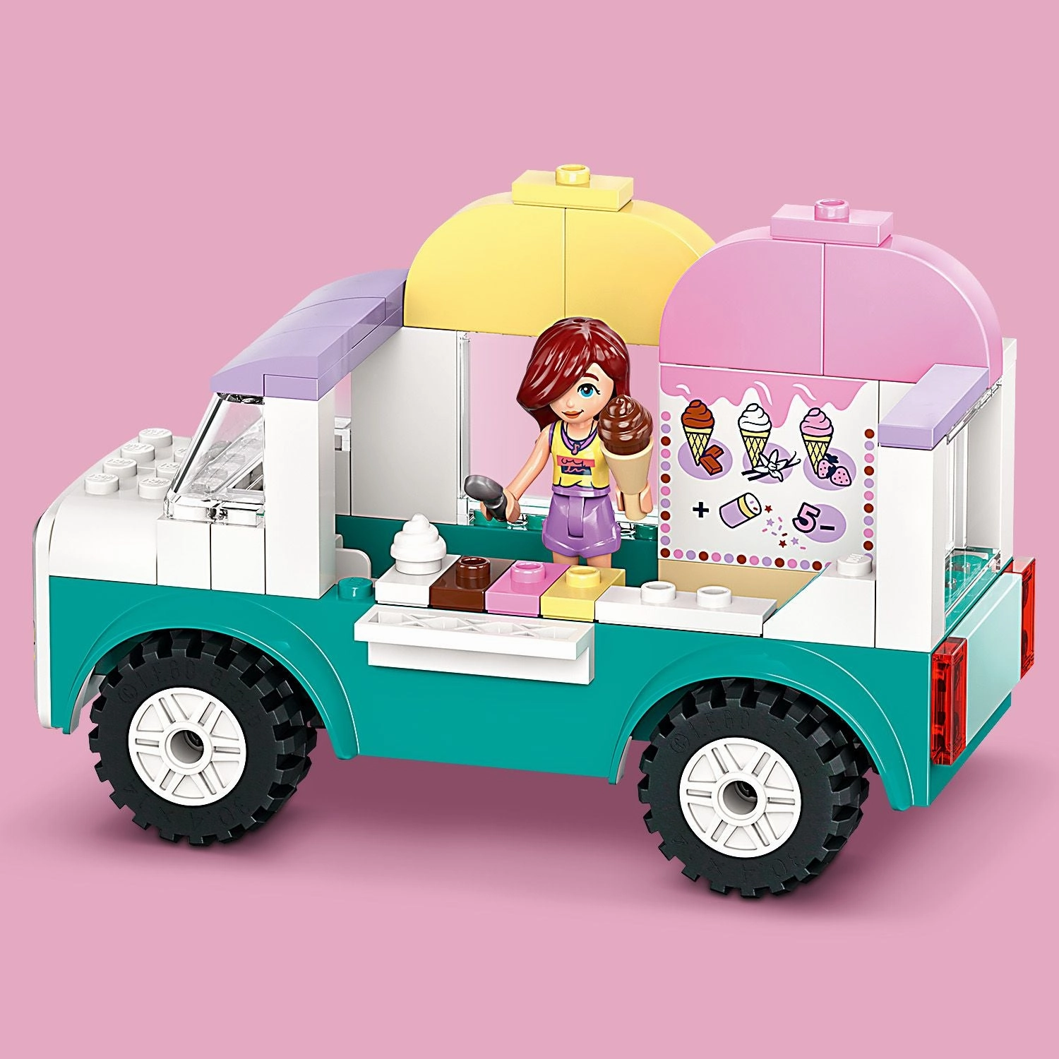 Lego Friends 42644 Heartlake City Ice Cream Truck Playset for Ages 4 