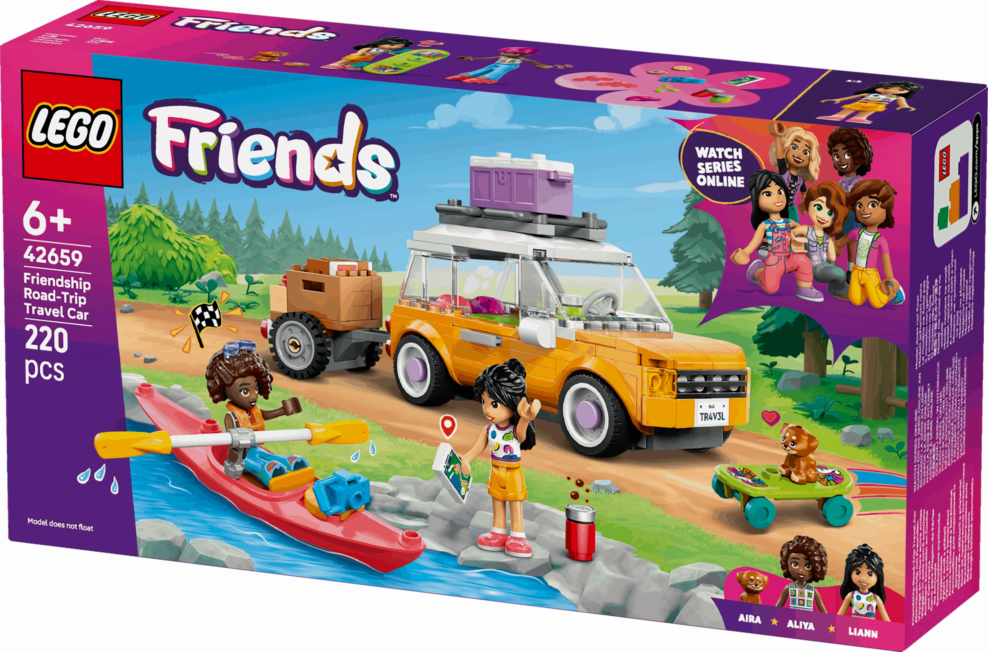 Lego Friends 42659 Friendship Road-Trip Travel Car for Ages 6 and Up