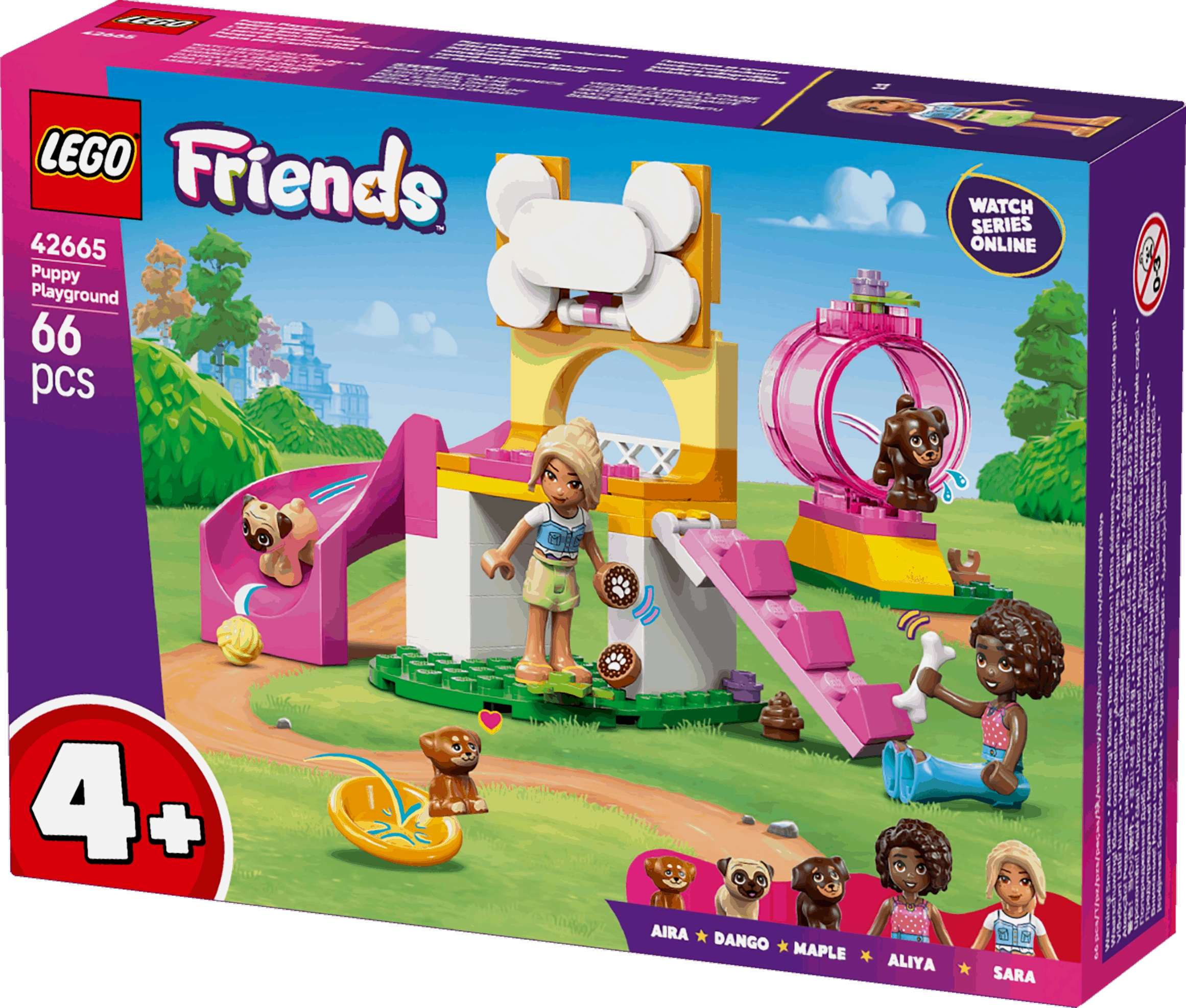 Lego Friends 42665 Puppy Playground Buildable Playset for Ages 4 & Up