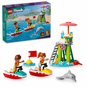 LEGO Friends Beach Water Scooter Lifeguard Toy Playset Kit for Ages 5 
