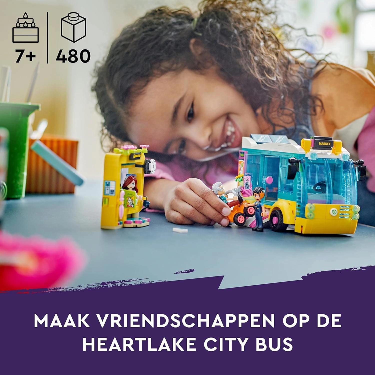 LEGO Friends Heartlake City Bus Building Kit For Ages 7 
