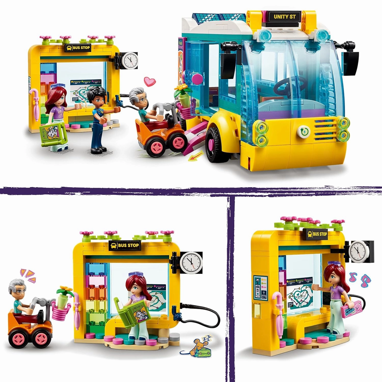 LEGO Friends Heartlake City Bus Building Kit For Ages 7 