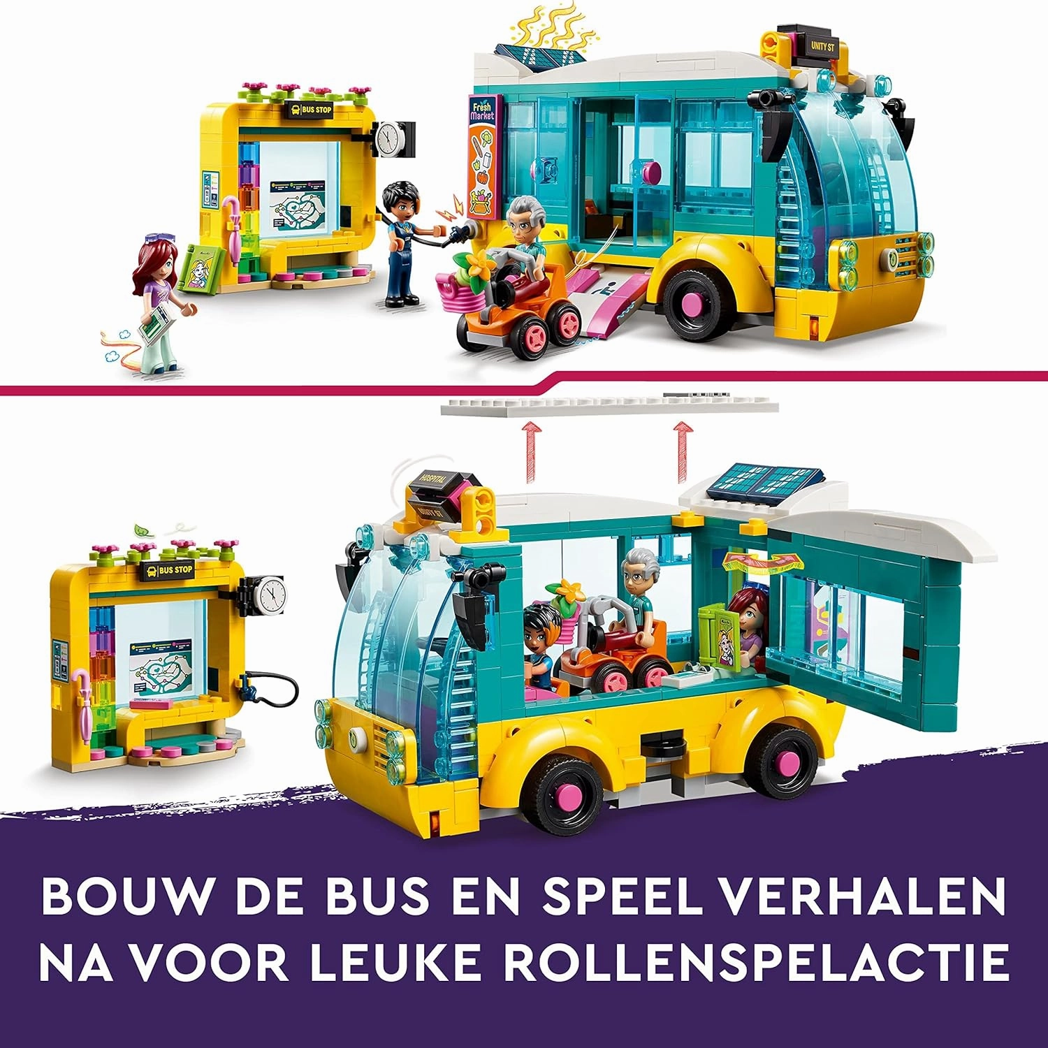 LEGO Friends Heartlake City Bus Building Kit For Ages 7 