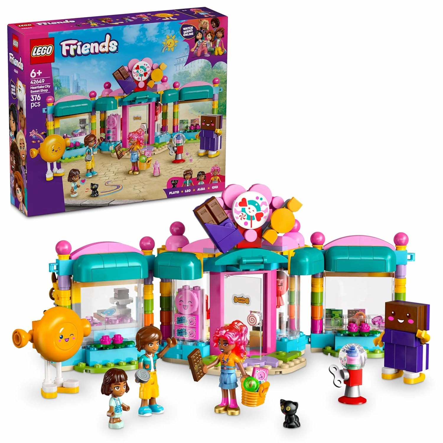 LEGO Friends Heartlake City Candy Store Building Kit For Ages 6 