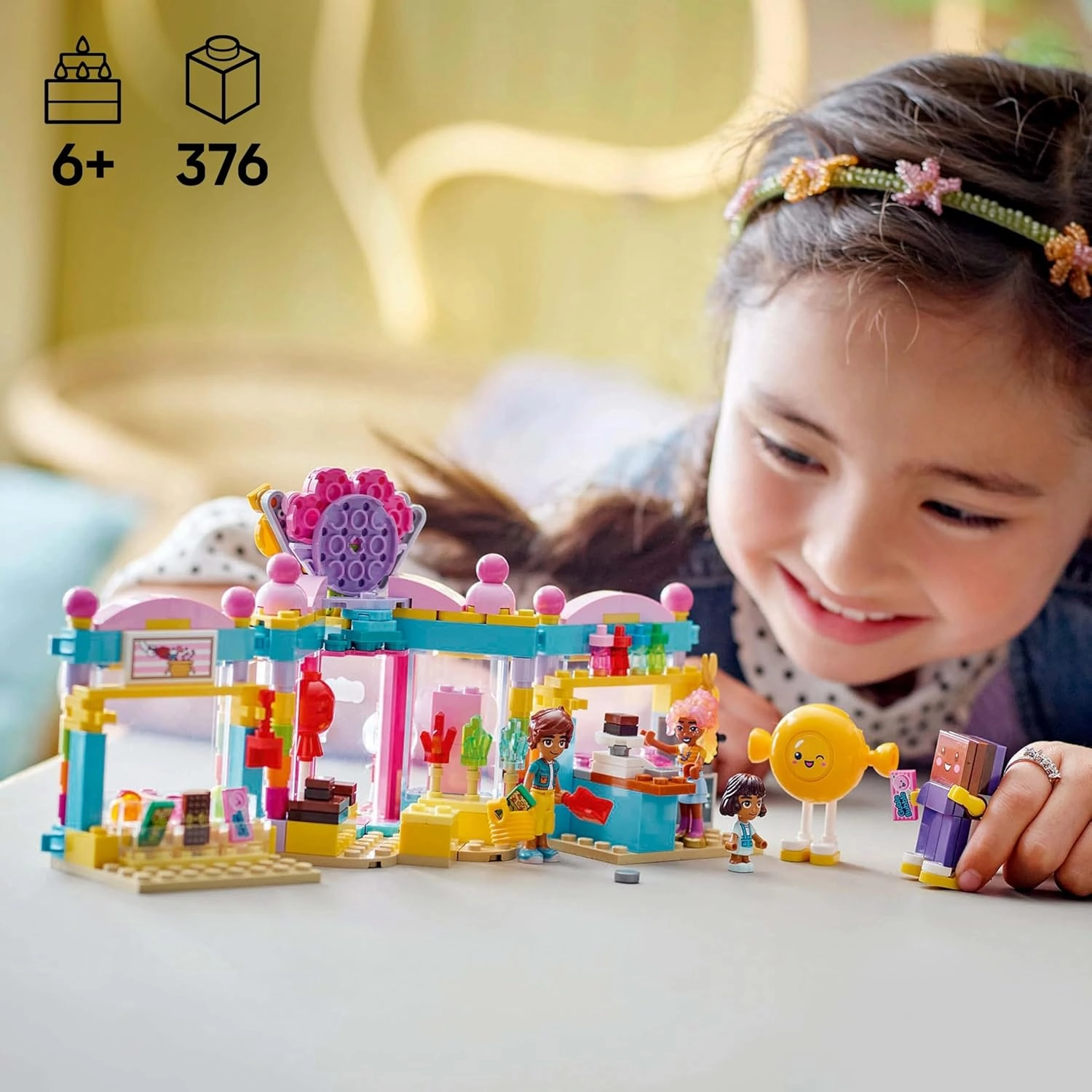 LEGO Friends Heartlake City Candy Store Building Kit For Ages 6 