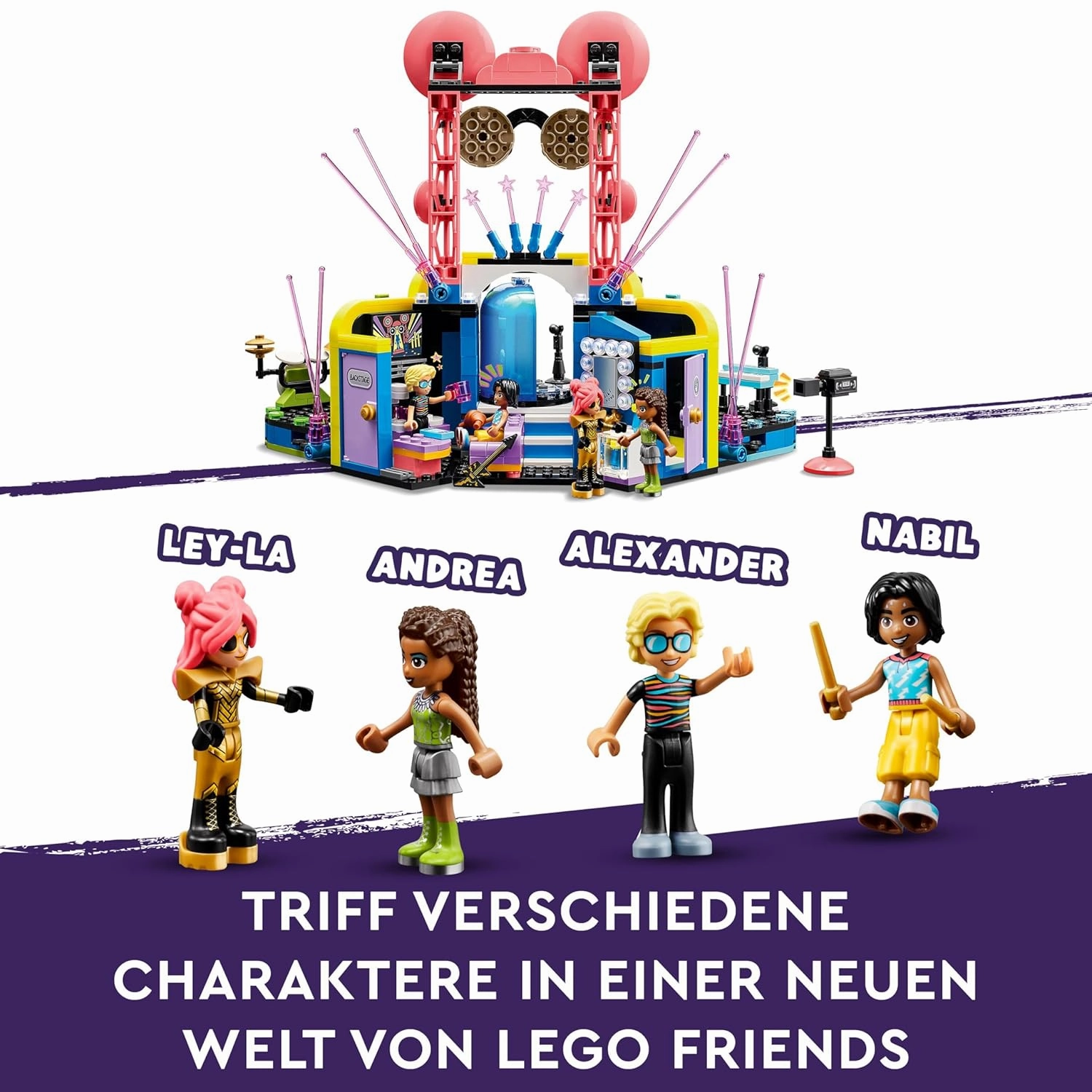 LEGO Friends Heartlake City Music Talent Show Building Kit For Ages 7 