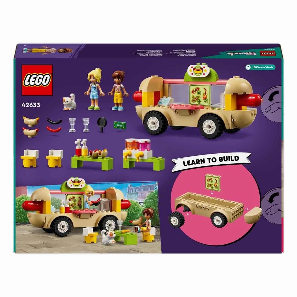 LEGO Friends Hot Dog Food Truck Building Kit For Ages 4 