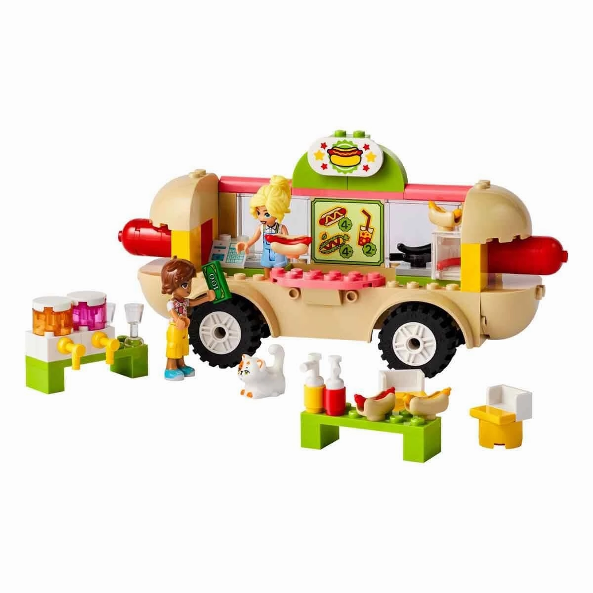 LEGO Friends Hot Dog Food Truck Building Kit For Ages 4 