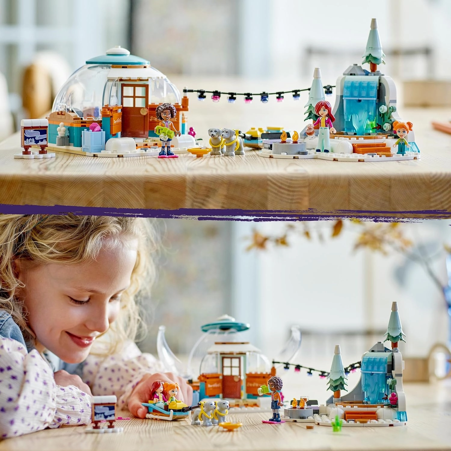 LEGO Friends Igloo Holiday Adventure Building Kit For Ages 8 