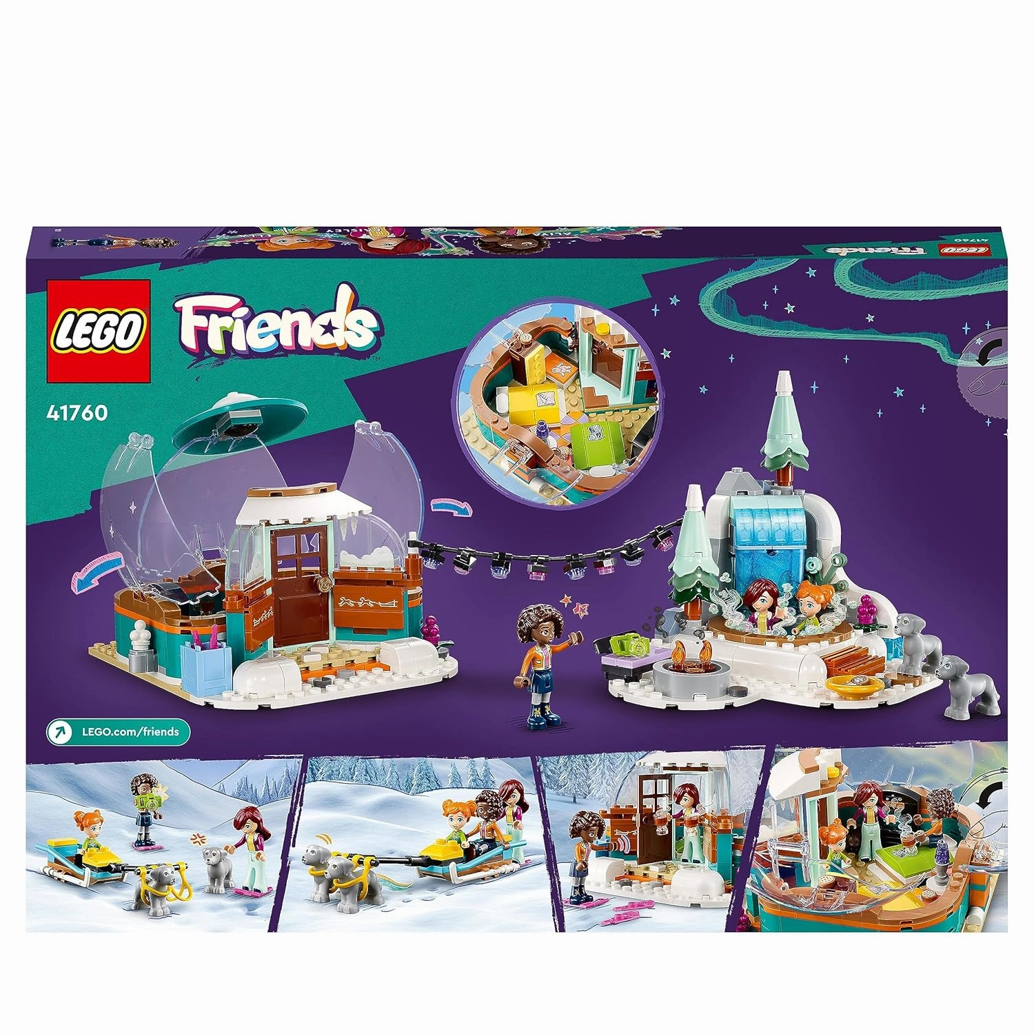 LEGO Friends Igloo Holiday Adventure Building Kit For Ages 8 