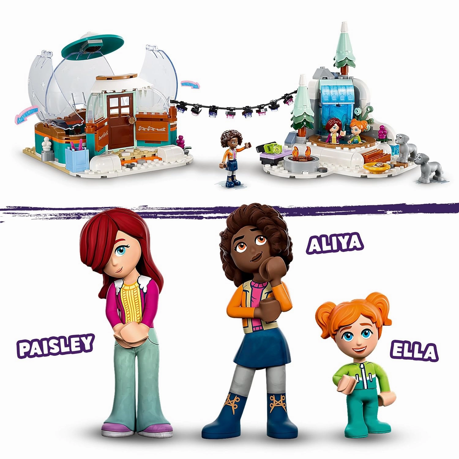 LEGO Friends Igloo Holiday Adventure Building Kit For Ages 8 