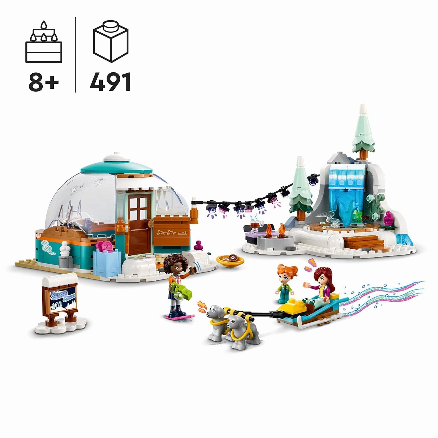 LEGO Friends Igloo Holiday Adventure Building Kit For Ages 8 