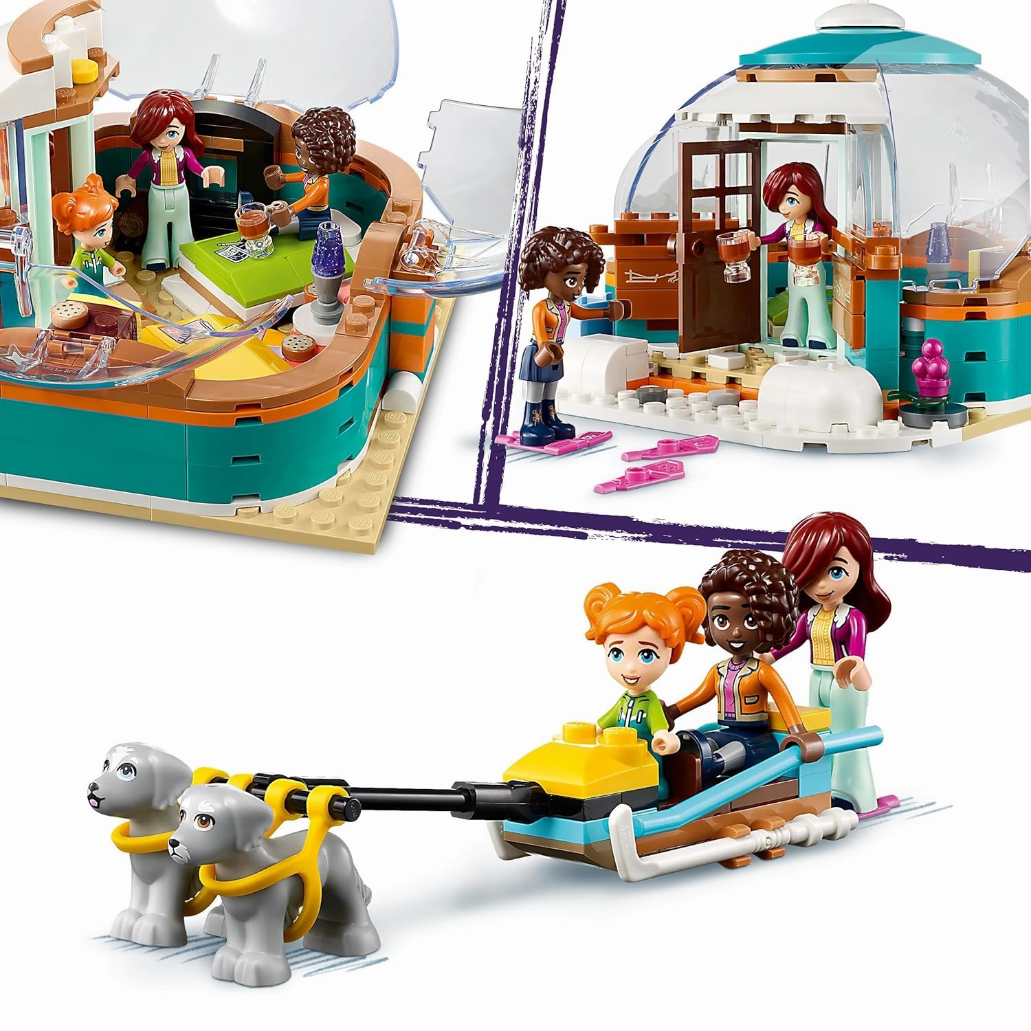 LEGO Friends Igloo Holiday Adventure Building Kit For Ages 8 