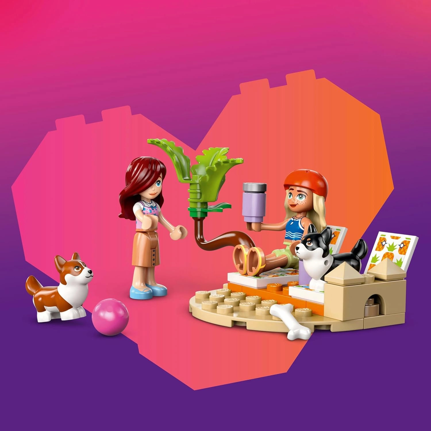 LEGO Friends Surfing Dogs and Scooter Adventure Building Kit For Ages 6 