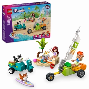 LEGO Friends Surfing Dogs and Scooter Adventure Building Kit For Ages 6 