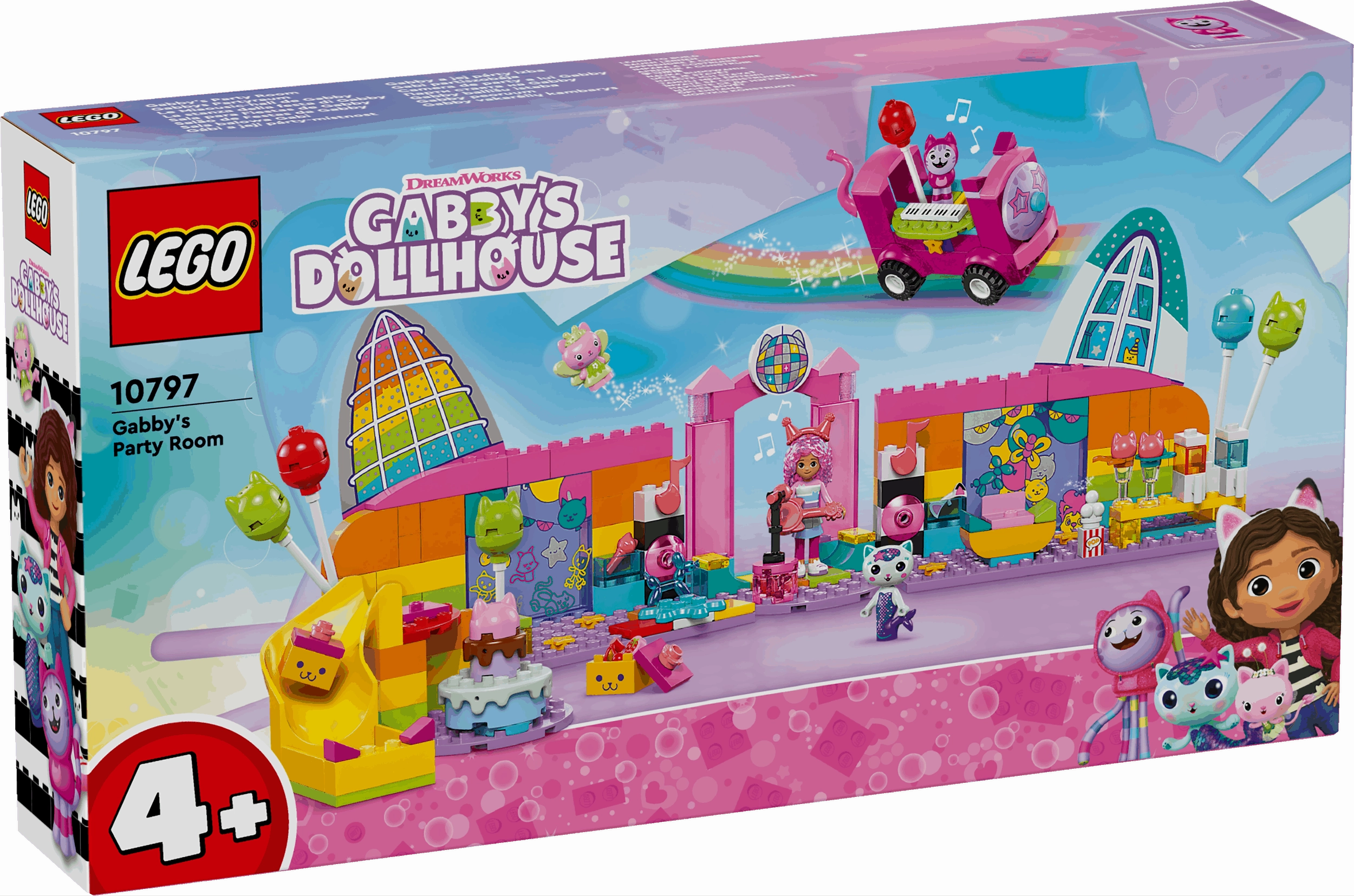 Lego Gabby's Dollhouse 10797 Gabby's Party Room Playset for Ages 4 