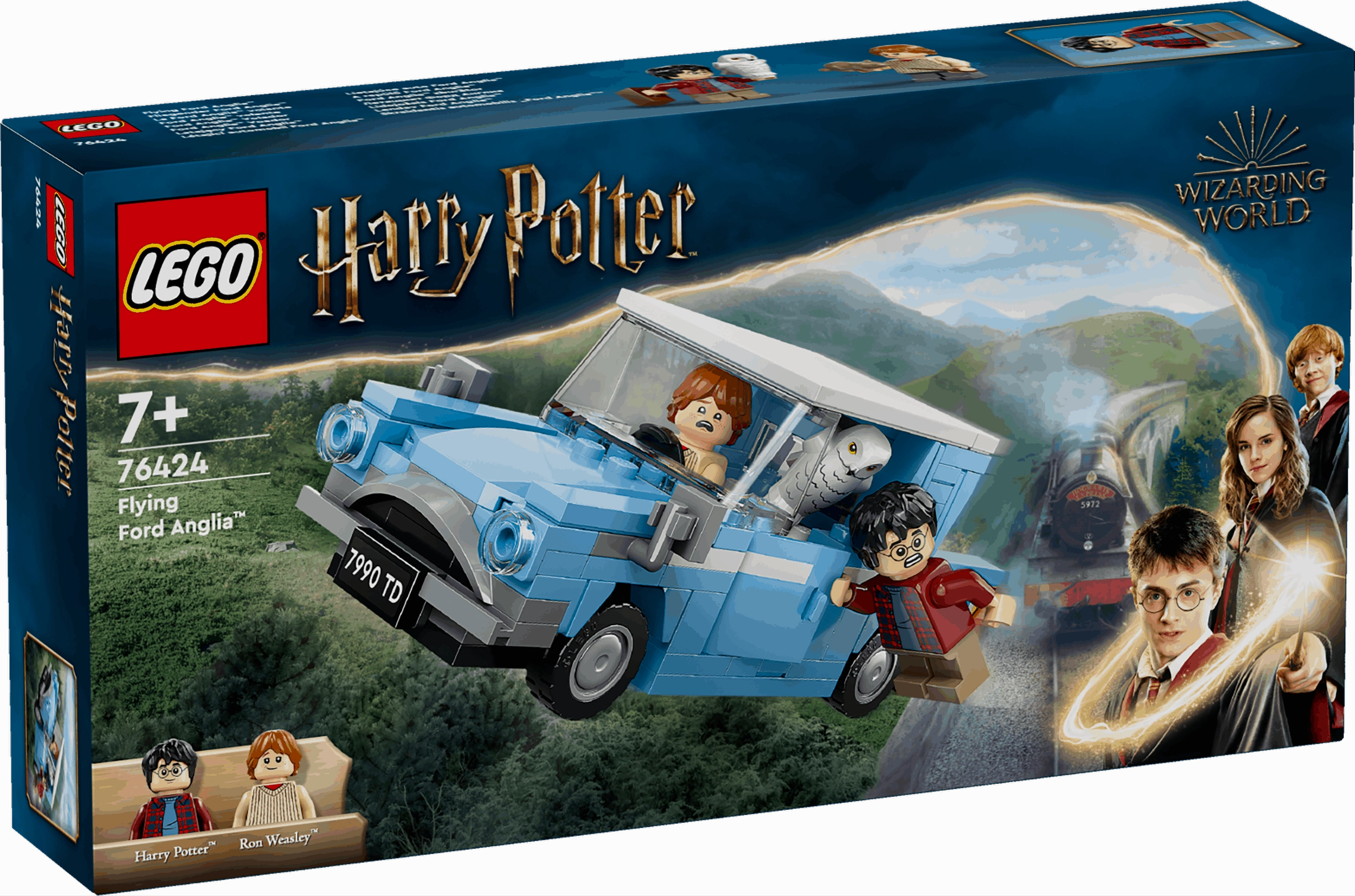 Lego Harry Potter 76424 Flying Ford Anglia Playset for Ages 7 and Up