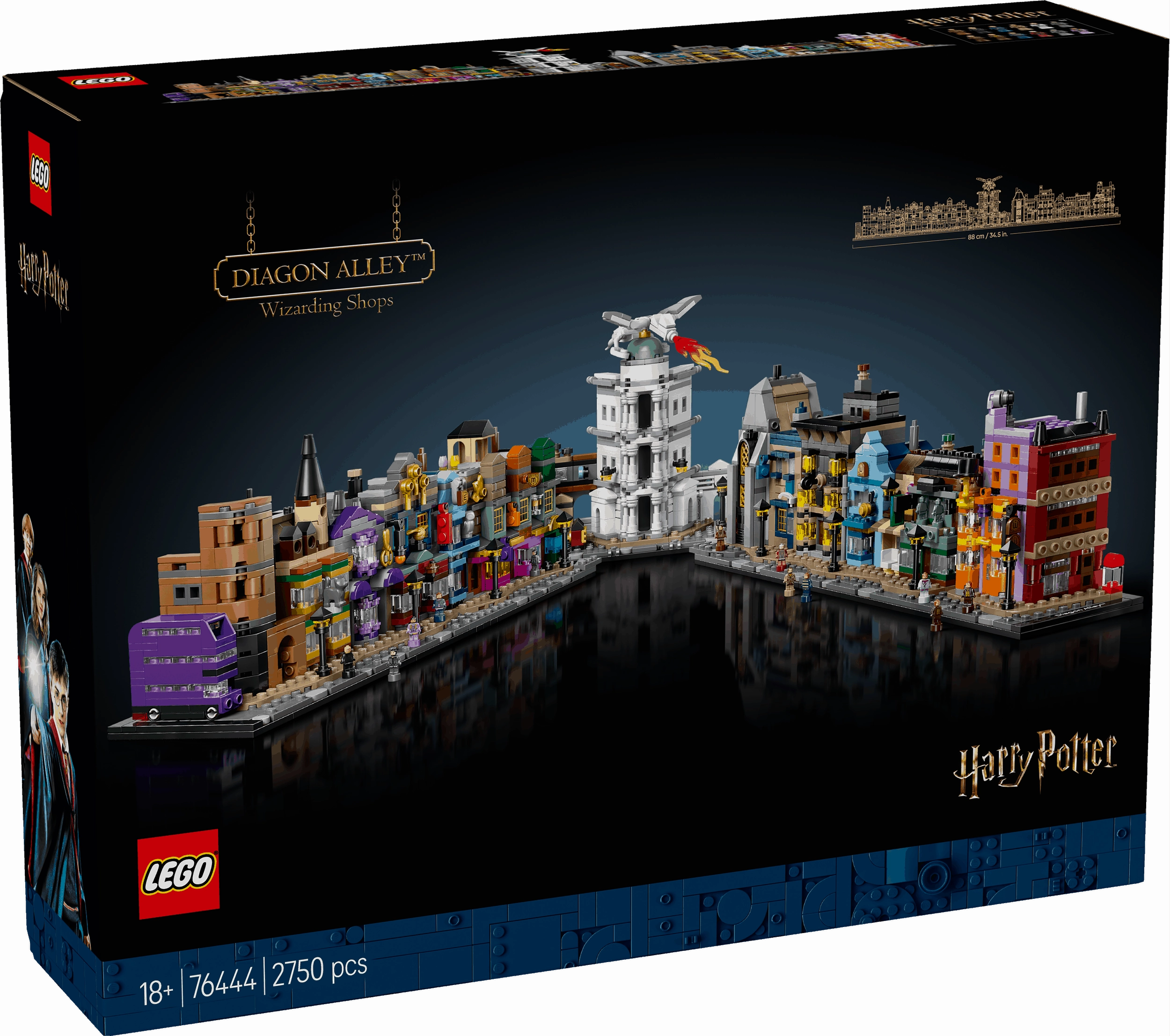 Lego Harry Potter 76444 Diagon Alley Wizarding Shops for Adult Age 18 