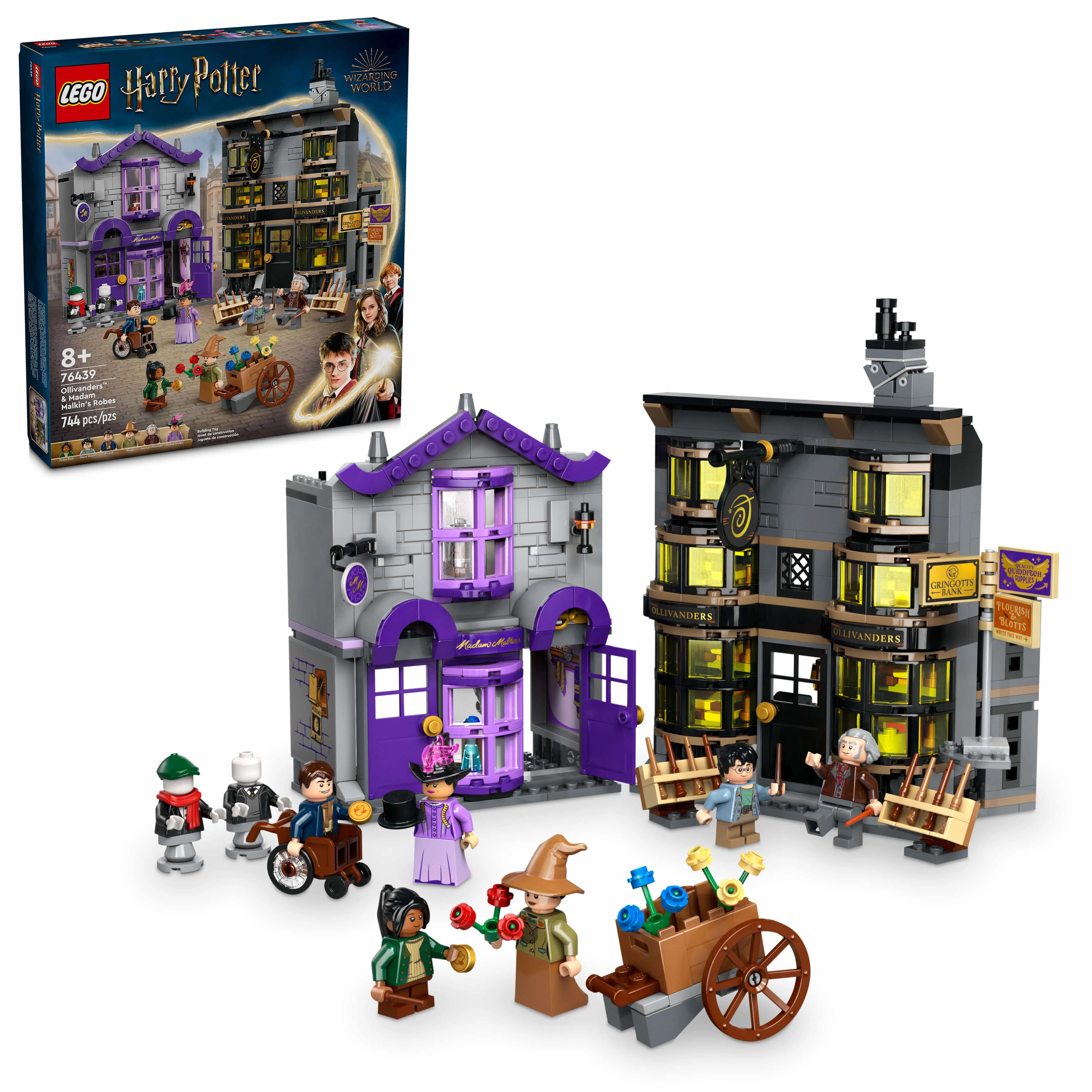 LEGO Harry Potter Diagon Alley Ollivanders & Madam Malkin's Robes Set - 744 Pieces