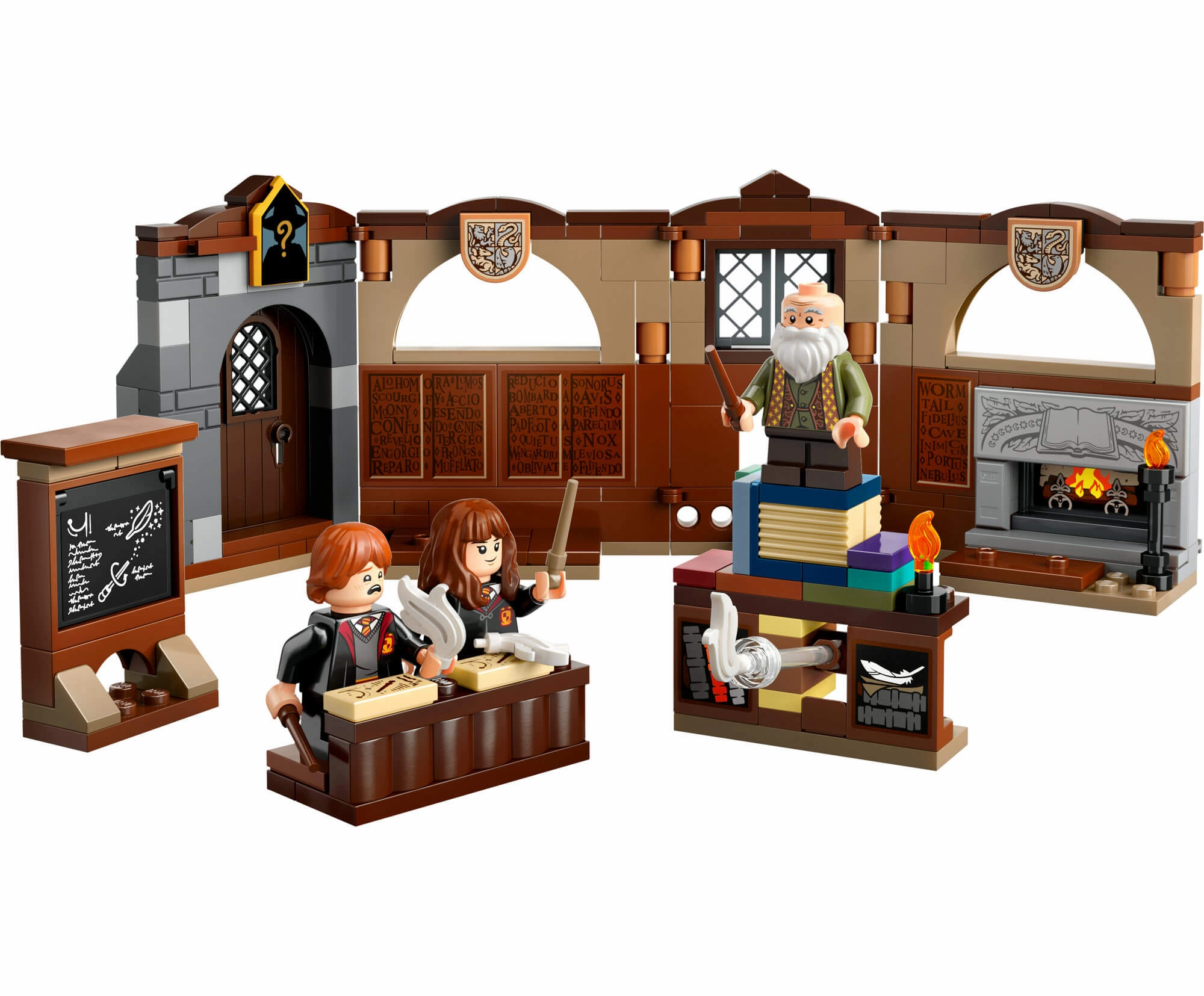 LEGO Harry Potter Hogwarts Castle Charms Class Set, Wizard Toy for Kids 76442
