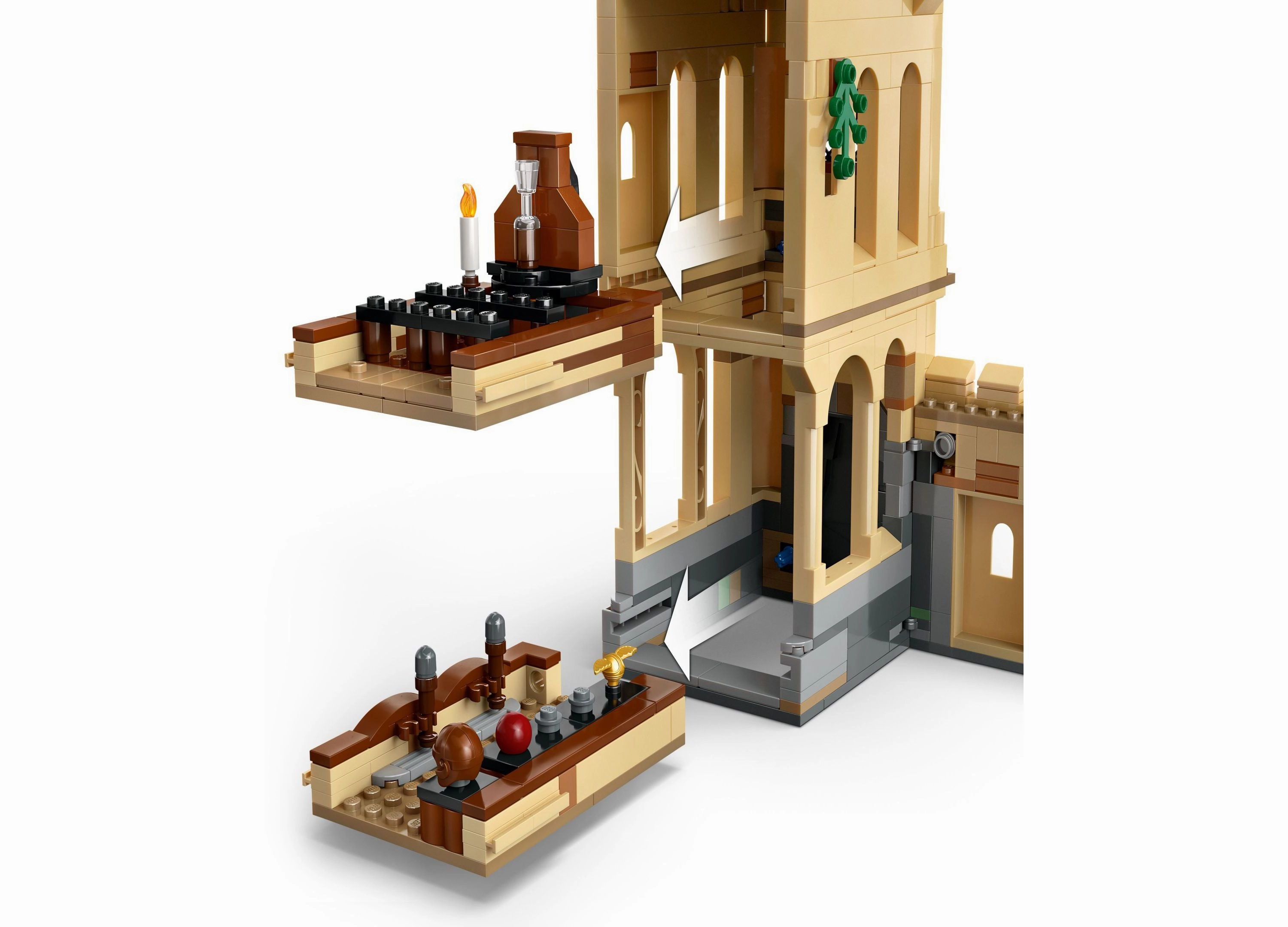 LEGO Harry Potter Hogwarts Castle Flying Lessons Building Set 76447 - 651 Pieces