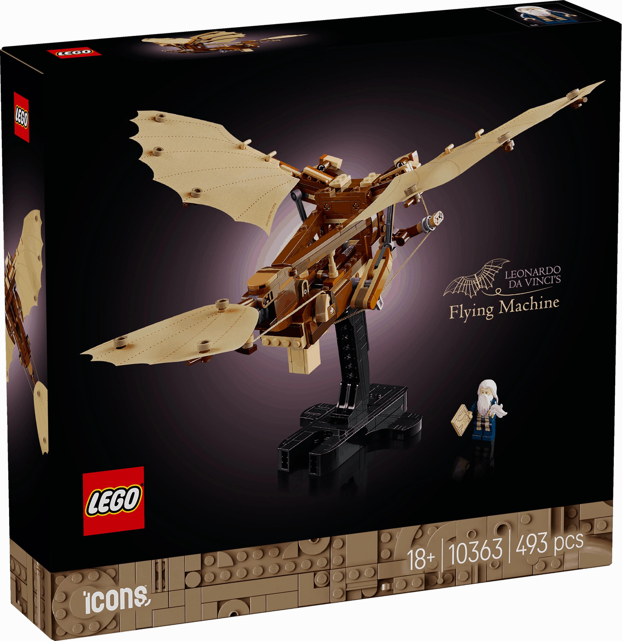 Lego Icons 10363 Leonardo da Vinci's Flying Machine for Adults Age 18 