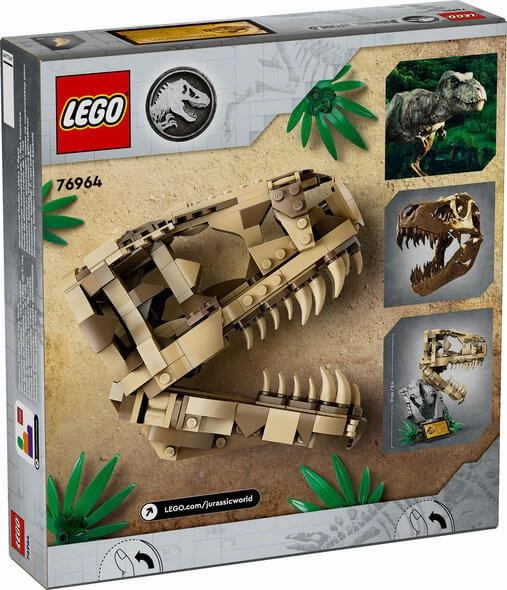 Lego Jurassic World 76964 Dinosaur Fossils: T.rex Skull for Ages 9 