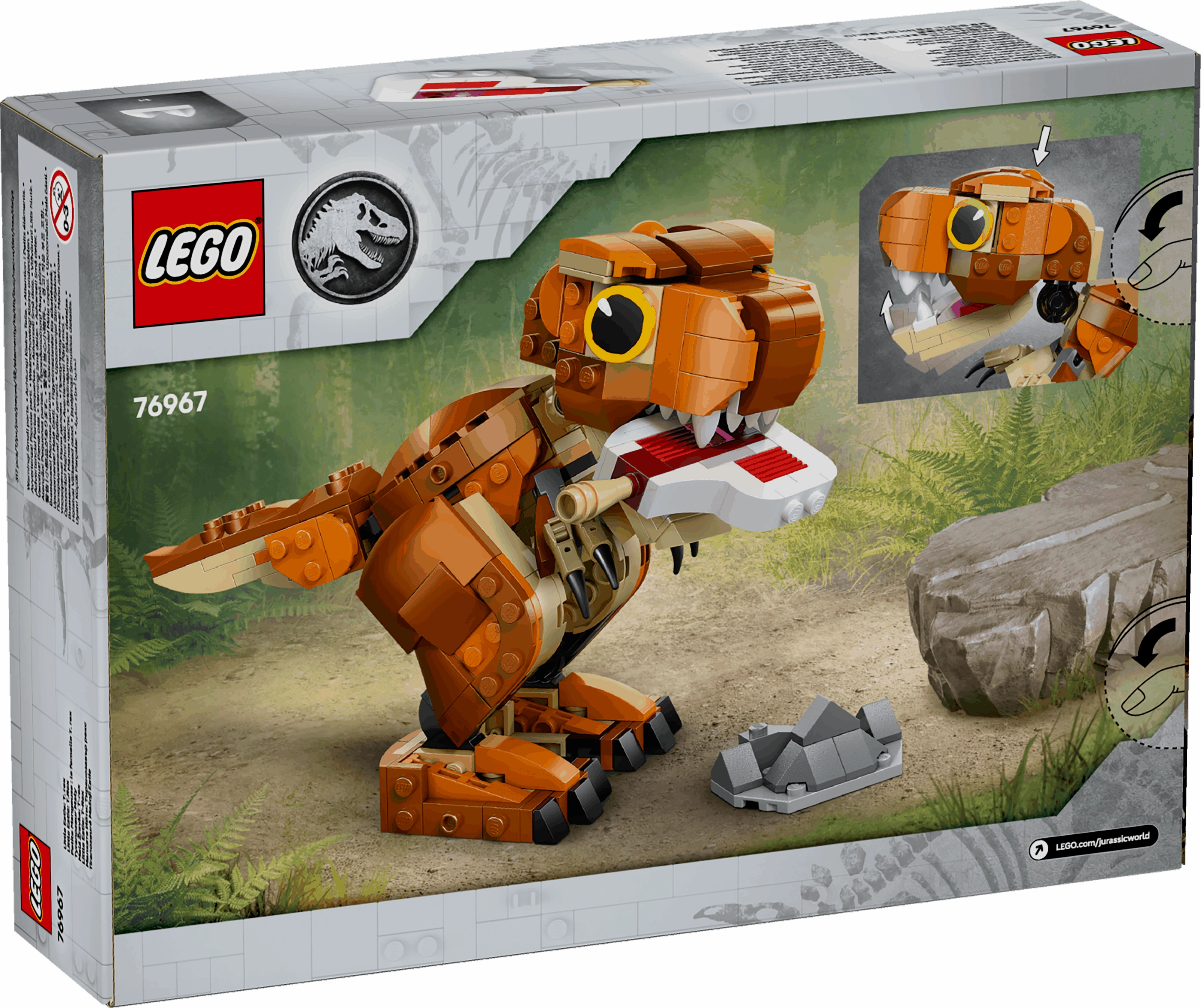Lego Jurassic World 76967 Little Eatie: T. rex Playset for Ages 7 & Up