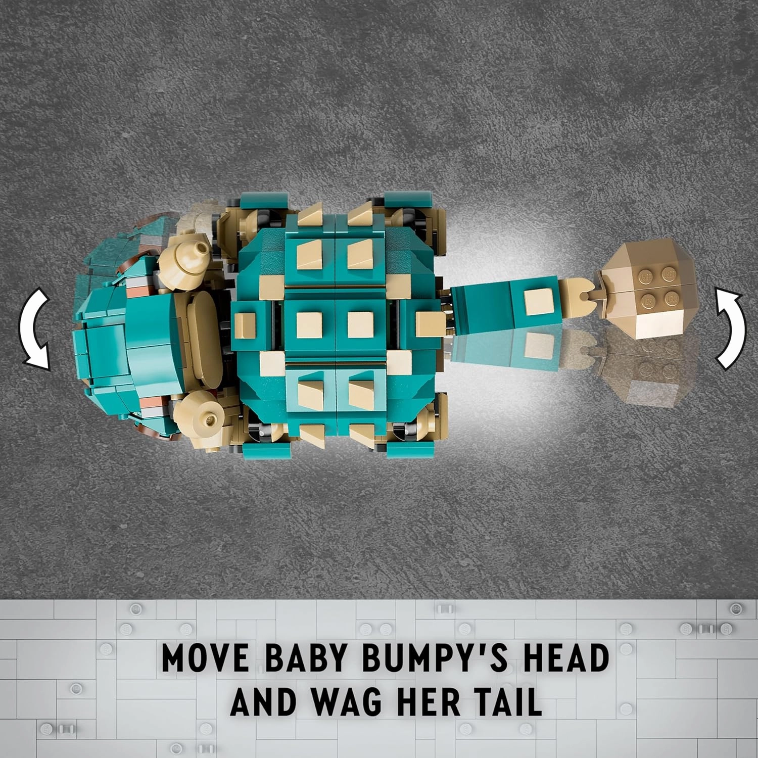 LEGO Jurassic World Baby Bumpy Ankylosaurus Toy Set for Ages 7 