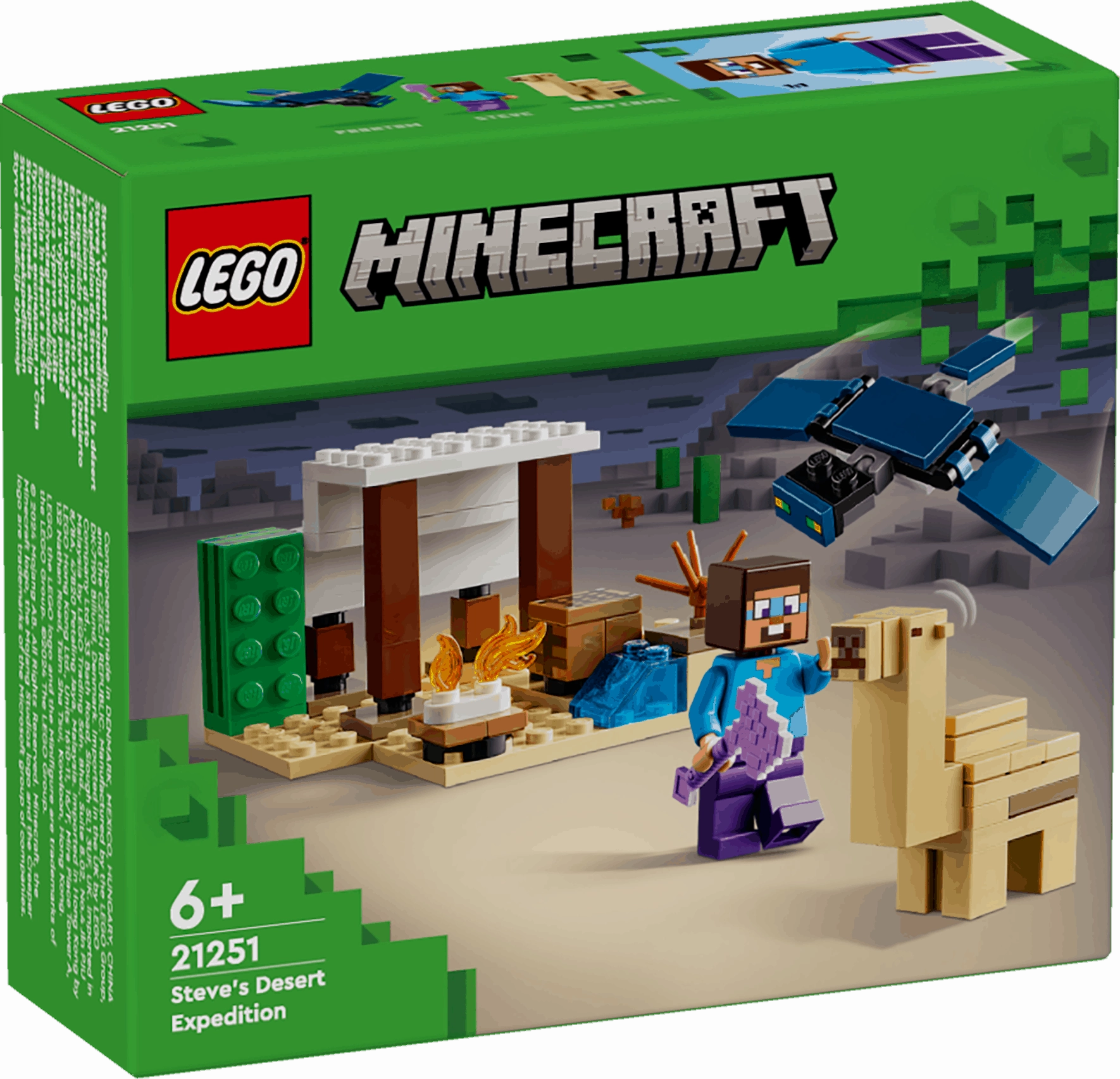Lego Minecraft 21251 Steve's Desert Expedition Playset for Ages 6 & Up