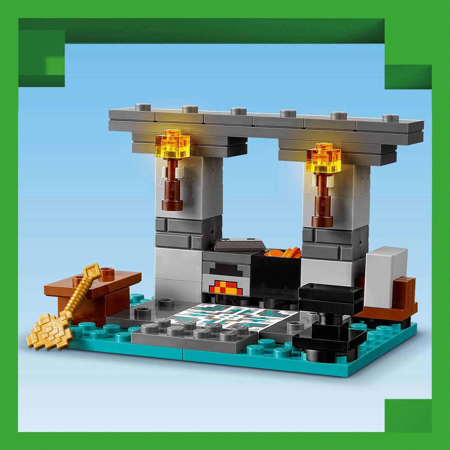 Lego Minecraft 21252 The Armoury Buildable Toy Playset for Ages 8 & Up