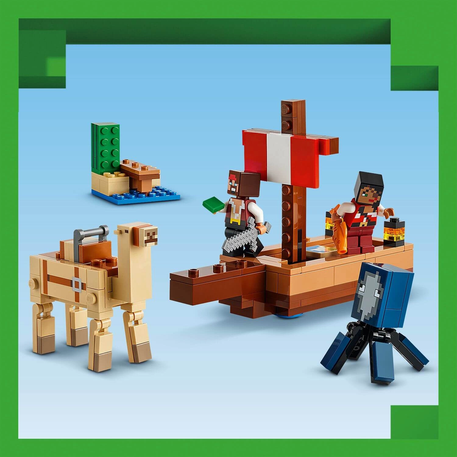 Lego Minecraft 21259 The Pirate Ship Voyage Toy Playset for Ages 8 