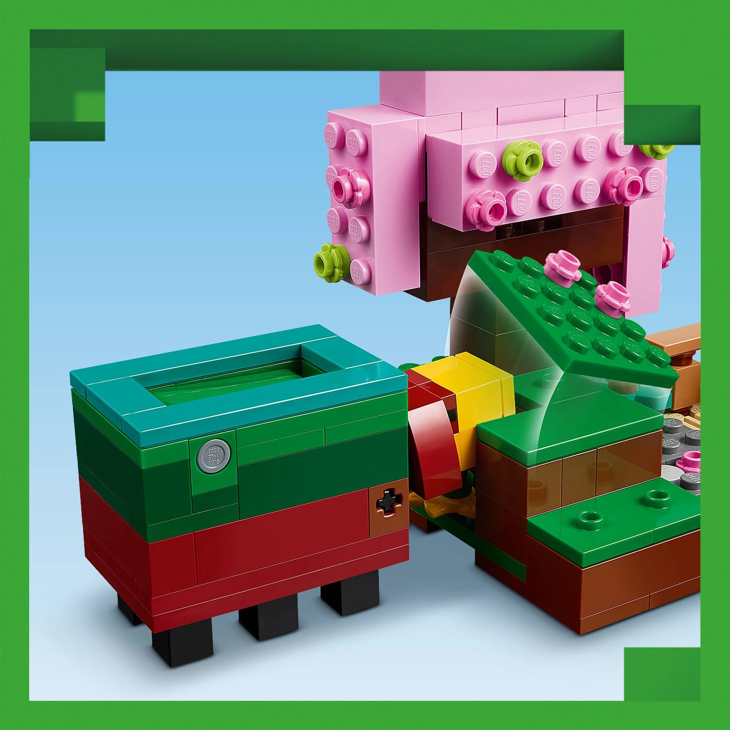 Lego Minecraft 21260 The Cherry Blossom Garden Playset for Ages 8 & Up