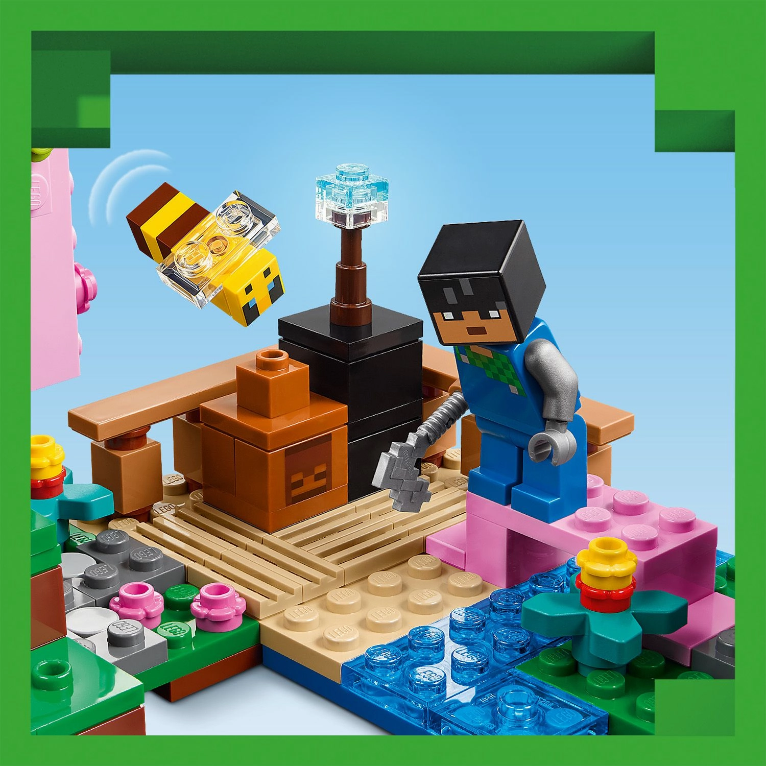 Lego Minecraft 21260 The Cherry Blossom Garden Playset for Ages 8 & Up