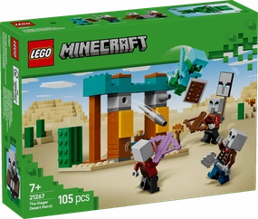 Lego Minecraft 21267 The Illager Desert Patrol Playset for Ages 7 & Up