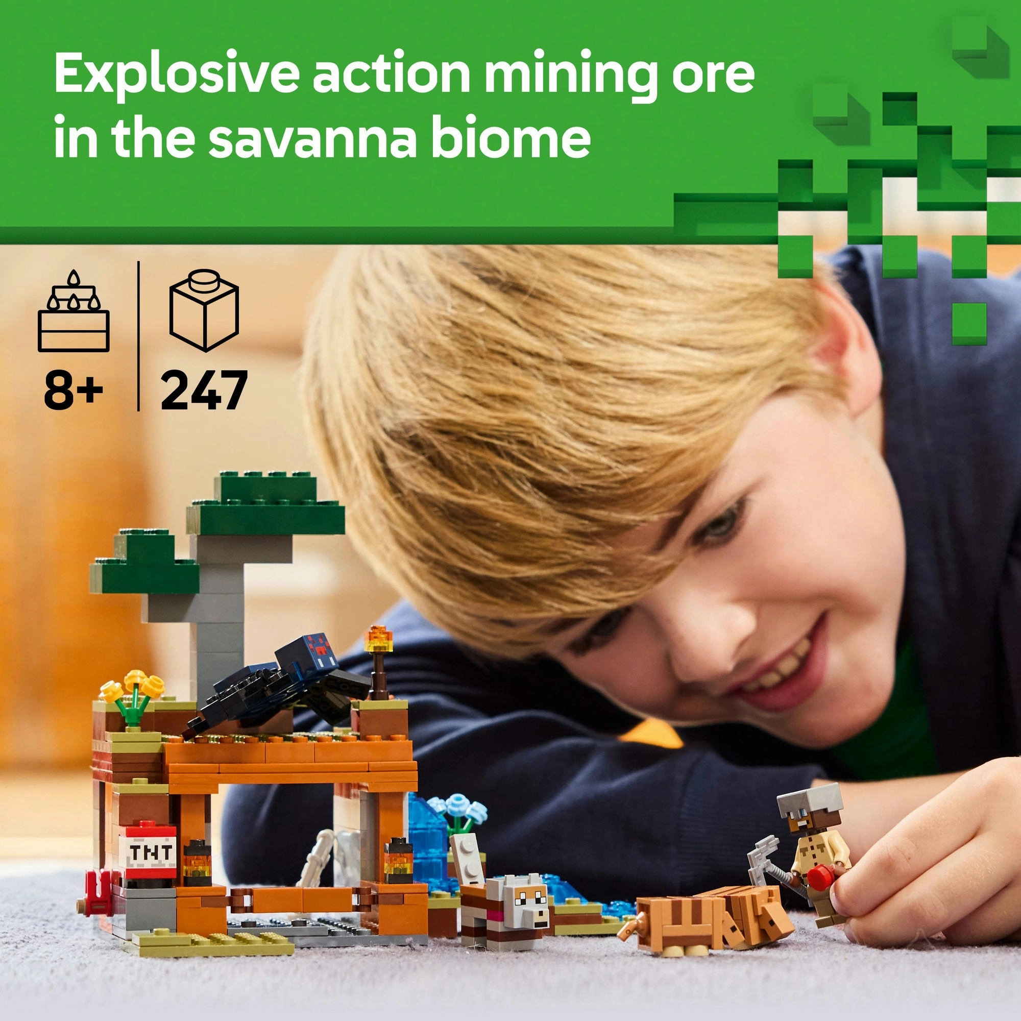 Lego Minecraft 21269 The Armadillo Mine Expedition Playset for Ages 8 