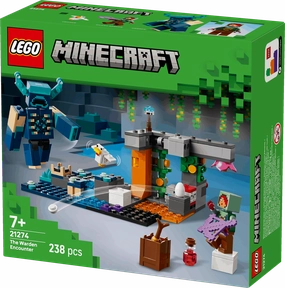 Lego Minecraft 21274 The Warden Encounter Playset for Ages 7 and Up