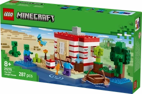 Lego Minecraft 21275 The TNT Jungle House Playset for Ages 8 and Up