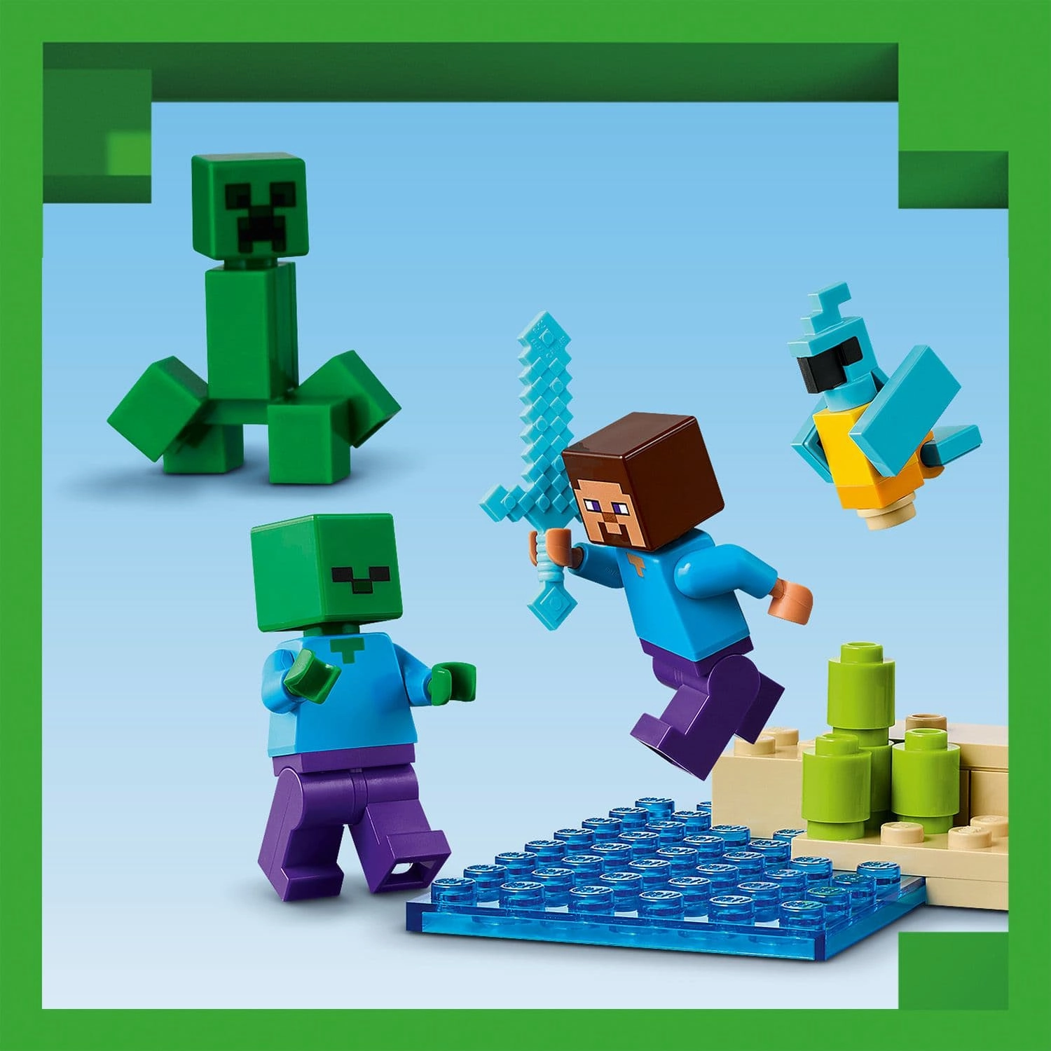 Lego Minecraft 21275 The TNT Jungle House Playset for Ages 8 and Up