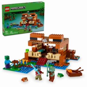 LEGO Minecraft The Frog House 21256 Building Set for Creative Play